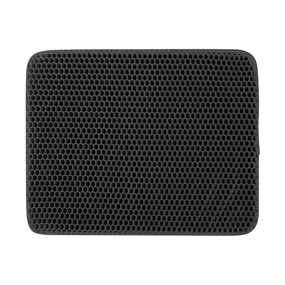 1Pc Large Size Cat Litter Mat-Advanced Honeycomb Double Layer Design,Urine Waterproof,Easy Cleaning,Scatter Control,Stay Clean