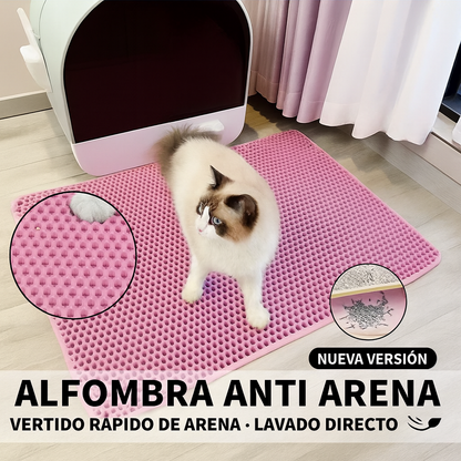 Alfombra Antiarena para Gatos